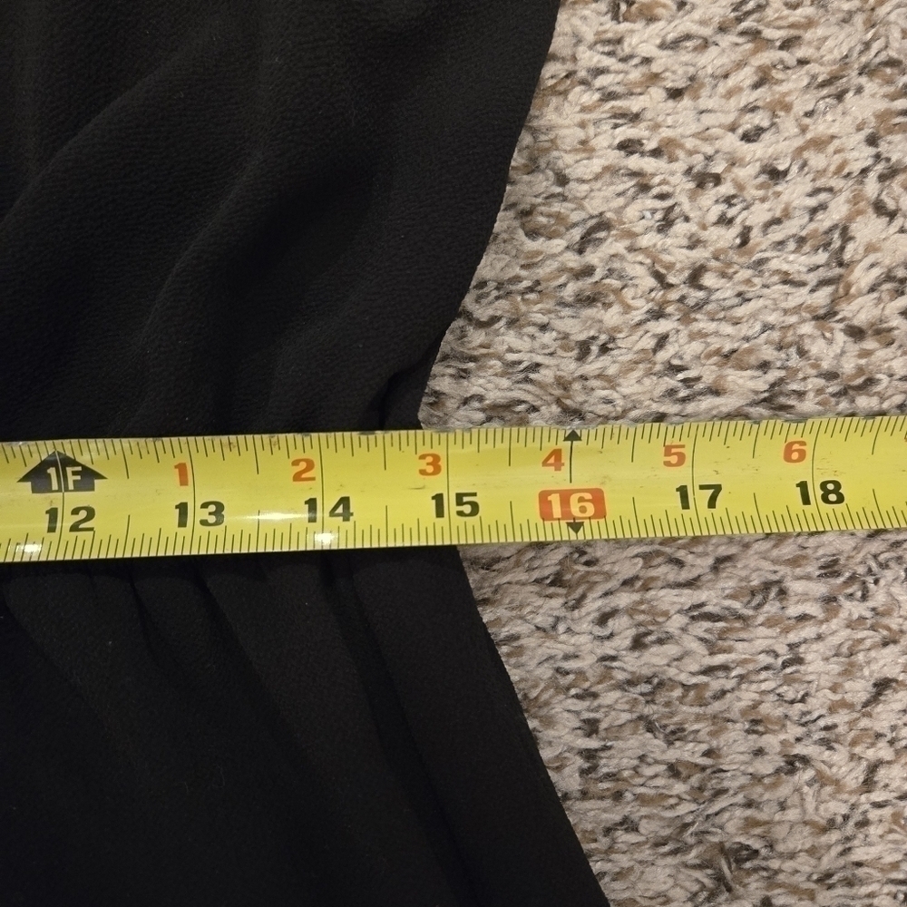 Lily Rose Black V Neck Jumpsuit With Cinch Waist Size L No Belt - Picture 15 of 16